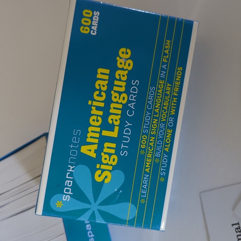 SPARKNOTES American Sign Language 600 Study Cards